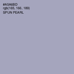 #A5A6BD - Spun Pearl Color Image